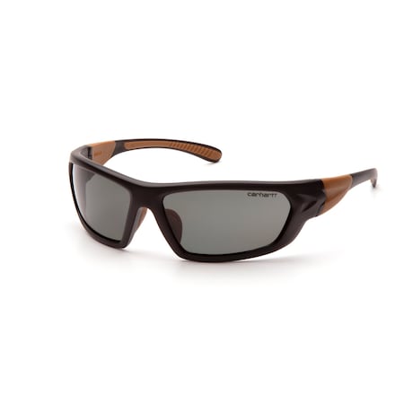 Carhartt Carbondale, Safety Glasses, gray Lens, black Frame, Half-Frame CHB221